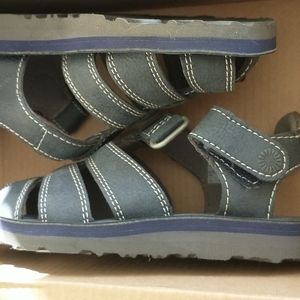 UGG navy Josiah sandal boys 8